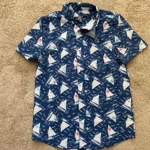 Cute boy’s button down whale shirt